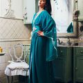 Caftan 2014 | robe de soirée bleu marine