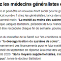 Les médecins généralistes en grève