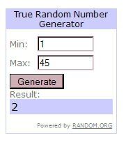 Et les gagnantes sont.....