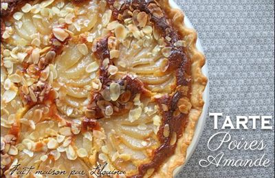 Tarte amandine poire chocolat simplissime !