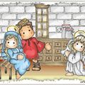 La petite histoire de la Nativité - un livre pop-up inédit (1) : l’archange Gabriel annonce à Marie qu'elle attend un enfant