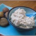 Tartinade à la châtaigne et au roquefort pour mari exigeant 