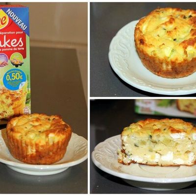 Cake courgette-fêta et menthe