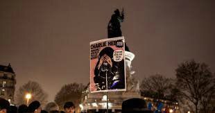 Rassemblement Hommage à Charlie Hebdo Place de la République à Paris