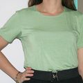 T-shirt basique vert - 3€