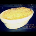 Crumble poires & brugnons