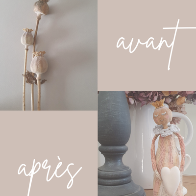 Récup, dessin, papier mâché, argile, crochet, aquarelle ... pour cette petite déco