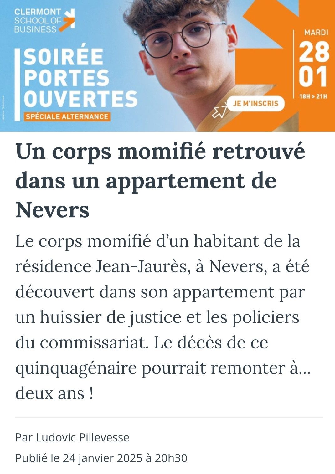 Pub et fait divers
