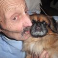 Mon père avec son chien kiff