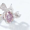 A Rare and Impressive Fancy Coloured Diamond and Diamond Dress Ring, by Cindy Chao
