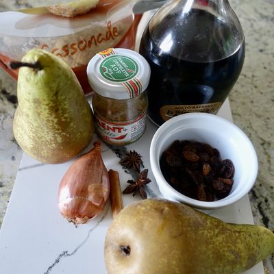 CHUTNEY DE POIRES AUX ÉPICES