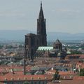 Strasbourg, vue du dessus