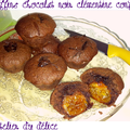 Muffins chocolat noir clémentine confite