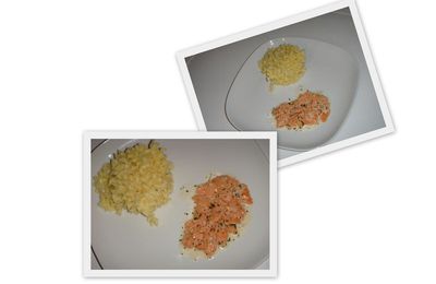 Pâtes au saumon