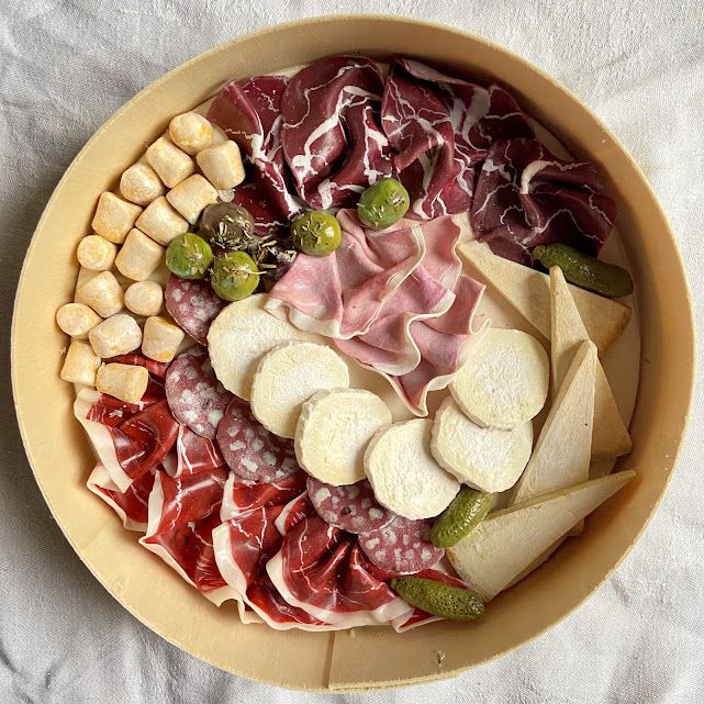 Plateau fromage charcuterie