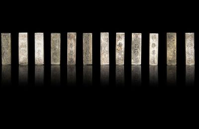 A collection of sixteen ingots, Vietnam, 19th century