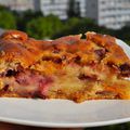 Gâteau Pêches, Banane, Abricot & Fraise 