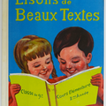 Livre de Cours ... LISONS DE BEAUX TEXTES (1966) * Magnard 