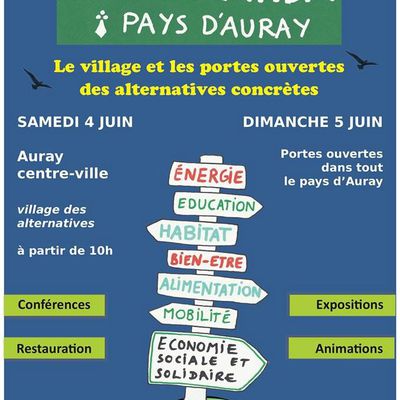 A VENIR...Stand d'information ciel pur! à Auray (56) pour la journée Alternatiba edition 2016, le 4 juin...