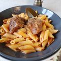 Pennes au Boeuf Parmesan et Herbes Italiennes