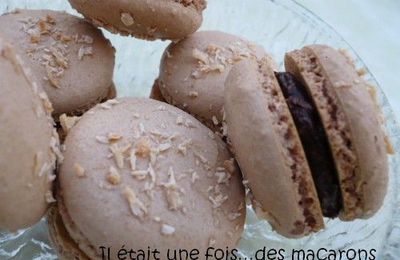 MACARONS CHOCOLAT NOIX DE COCO