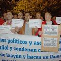 مئات المواطنين يحتجون أمام القنصلية الإسبانية بطنجة