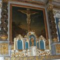 Restauration du tableau du retable de l'église de Clavas