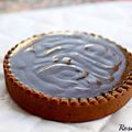 Tartelettes au chocolat noir Illanka de chez Valrhona, coeur de caramel beurre salé {recette}