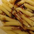 Penne au vinaigre et à la crème balsamique