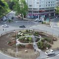 Rond-point à Pau