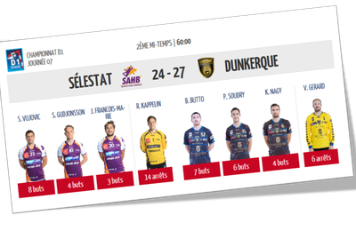 J7: Sélestat 24-27 Dunkerque