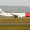 Aéroport: Isère (ex St Geoirs): Norwegian Air Shuttle: Boeing 737-8JP: LN-DYP: MSN:39047/3630.