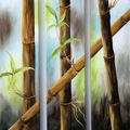 La trilogie de bambous...