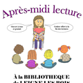 Après-midi lecture à Leigné-les-Bois