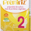 Prémiriz, un nouveau lait infantile 100% végétal et bio