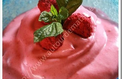 Mousse express framboises