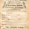 L'ARGUS DE LA PRESSE . 1909 .THE PALL MALL GAZETTE .