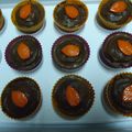 Les cupcakes potiron/chocolat