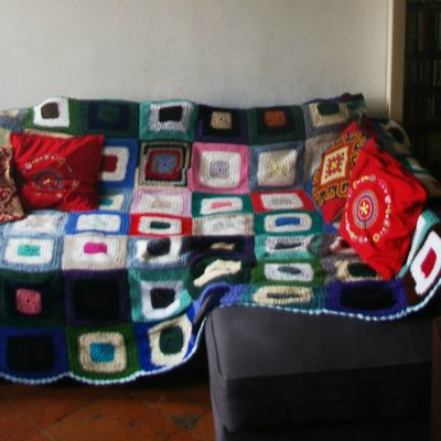 Couverture en crochet