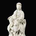 A Blanc de Chine porcelain figure of Guanyin, China, Qing dynasty, Kangxi period (1662 - 1722)