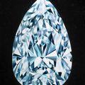 The Portrait Of Perfection - A Pear Shaped Diamond Painting By Reena Ahluwalia