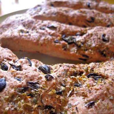 °° Intermède culinaire : fougasse aux olives noires °°