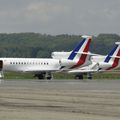 Aéroport Tarbes-Lourdes-Pyrénées: France - Air Force: Dassault Falcon 7X: F-RAFA: MSN 68: F-RAFB: MSN 86.