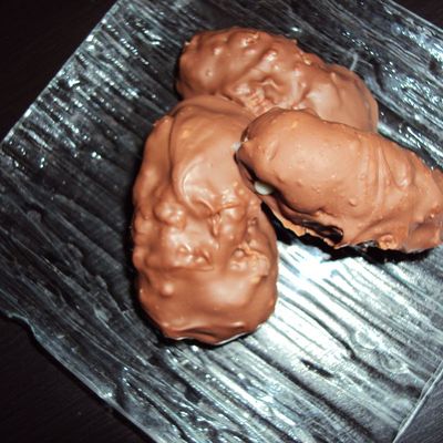 Barres chocolatées à la noix de coco