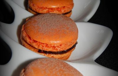 Macarons chocolat-orange
