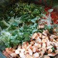 Salade croquante au soja et au poulet