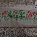 Serviette d'invité terminée