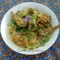 Fricassée de poulet au citron & aux herbes 