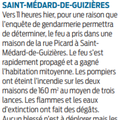 Incendie d'habitations