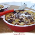 Clafoutis poires & pépites de chocolat